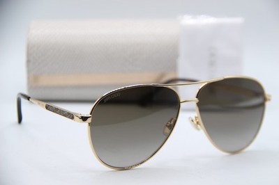 NEW JIMMY CHOO JIMENA/S 06JHA BLACK GOLD GRADIENT AUTHENTIC  display picture 1