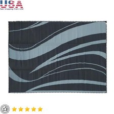 LED Edges Patio Mat Outdoor Waterproof Durable 9’ X 12’ UV/Fade Resistance New