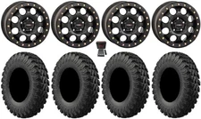 System 3 SB-7 Bdlk 15"Wheels Bk (4+3) 30"MotoRally Tires Ranger 1500 & Xpedition