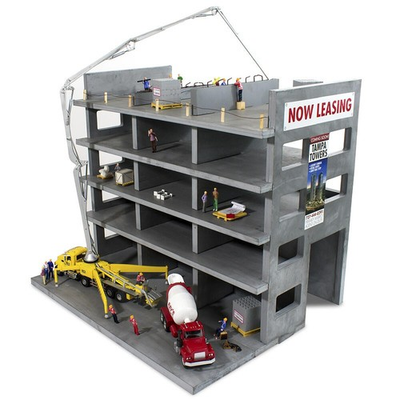 #ad TAMPA TOWERS CITY BUILDING ACCESSORY O GAUGE SCALE TRAIN LAYOUT $209.95