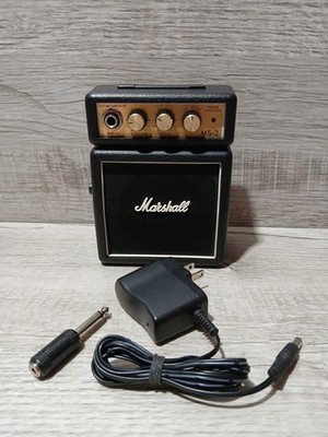 Marshall MS-2 Mini Amp Standard Micro Amplifier Portable Guitar Battery W Cord