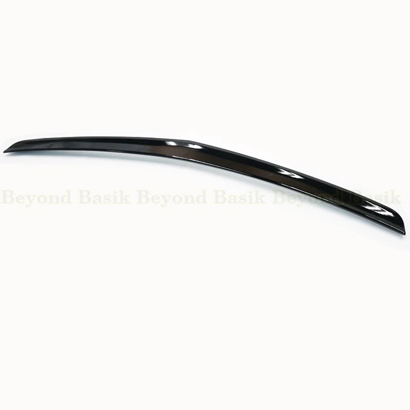 GLOSS BLACK Rear Trunk Spoiler For 2010-2016 Mercedes W212 E Class 4dr Sedan - Image 4 of 4
