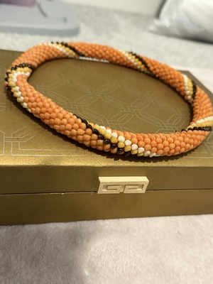 #ad Polynesian Lei Antique Rare 19th century Tahitian Polychrome Shell Lei Crown $1000.00