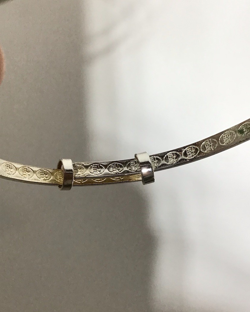 Beautiful Sliver 925 Adjustable Bangle Bracelet - image 6