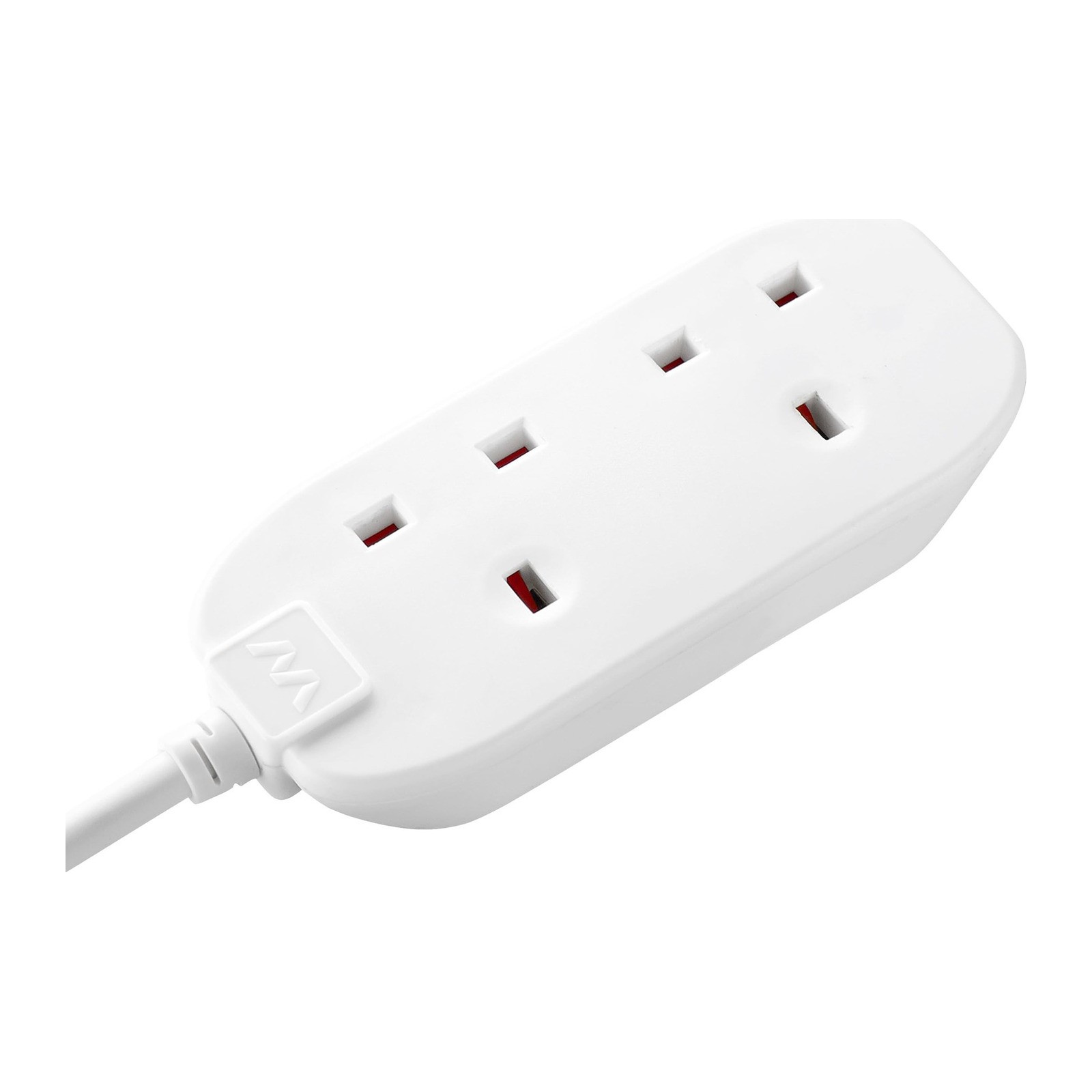 Masterplug White Trailing Extension Lead 2 Gang 13A 5 M Btg5n-Mp - Image 2