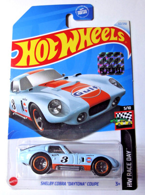 Hot Wheels - Shelby Cobra Daytona Coupe - long card - HW Race Day 2024 - HTC77