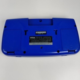 Sega Game Gear - Works, Recapped, LCD Screen Mod, Glass Lens, Clean Blue Shell 