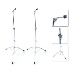 Glarry Cymbal Boom Stand Drum Hardware Arm Mount Holder Adapter Percussion
