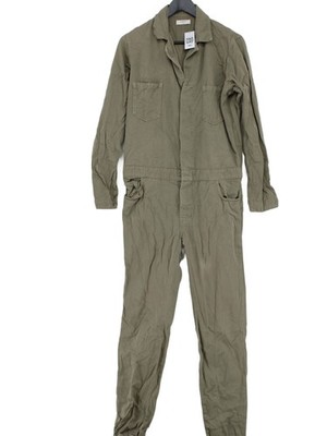 Ba&sh Damen Jumpsuit M Grün 100% Baumwolle Gerade Overall