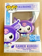 Funko Pop Sanrio Gamer Kuromi 3.6 inch #117 New Gamestop Exclusive Fast Ship