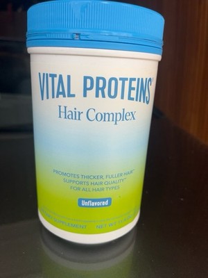 Vital Proteins Hair Complex Unflavored Powder, Biotin + Collagen, 11.4 oz