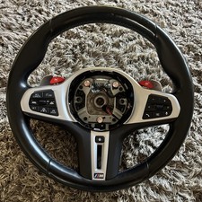 BMW M5 F90 M8 F92 F93 X5M F95 STEERING WHEEL M-POWER HEATED PADDLE VIBRATION 