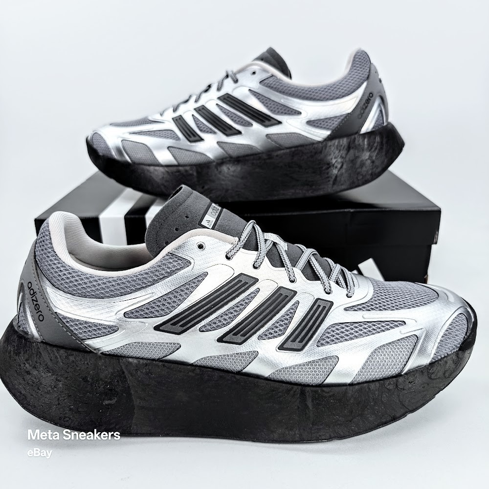 Size 12 - adidas Adizero Aruku Silver Metallic Grey for sale  display picture 3