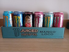 Confezione 24 monster energy drink da 500 ml Assortite