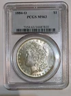1884 - O Silver Morgan Dollar PCGS MS63