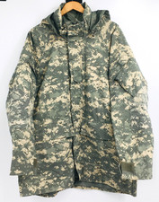 US Army ECWCS Parka Mens Large Regular UCP ACU Digital Camo Cold Weather Hooded