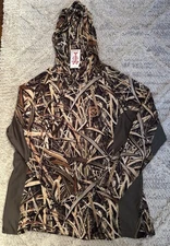BASSDASH Men's UPF 50+ Lightweight Hunting Camo Hoodie Quick Dry Performance 2XL