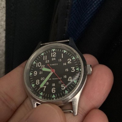 TIMEX Watch J Crew Collaboration 18mm Vintage Style Quartz Todd
