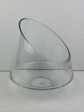 Large Glass Terrarium Plant Flower Vase Slant Cut