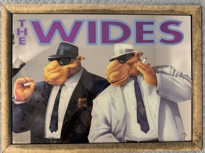 Vintage 1992 Camel Wides Advertising Mirror 22.5x16.5 RJR Tobacco Sign