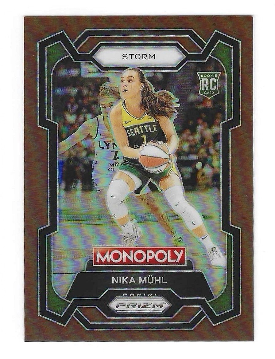 2024 Panini Prizm Monopoly WNBA - Nika Muhl #4 Brown Prizm /249 (RC)