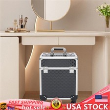 Portable Professional Makeup Case Multifunctional Cosmetic Storage Case Trolley