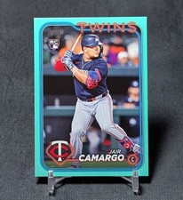 Jair Camargo Aqua Rookie RC 2024 Topps Update Series Card #US314 Minnesota Twins