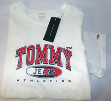 MENS TOMMY HILFIGER S/S T-SHIRT WHITE- TOMMY JEANS XL NWT