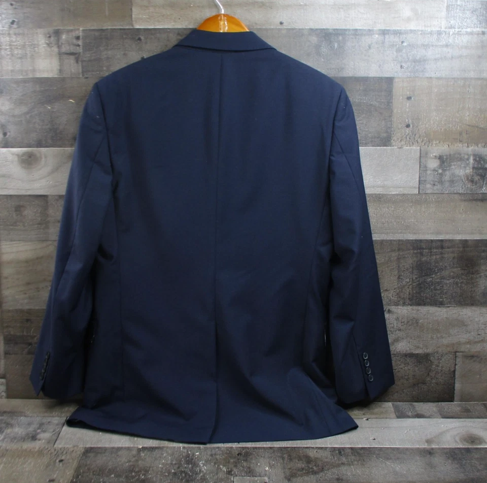 Brooks Brothers Blazer Mens 40R Navy Explorer Regent Fit Wool Blend Jacket - Image 3 of 4
