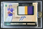 2024 Panini One JJ McCarthy Patch Auto Autograph Green RC #/49 Vikings Rookie
