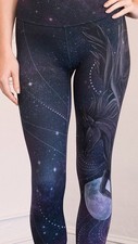 NWOT Eagle Rock Werkshop Leggings Nightmare Galaxy - Athleisure Leggings MED