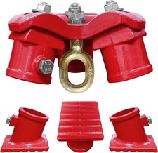 4400 Lbs Tripod Head,Tripod Base Set,Tripod Lifting Hoist with 360  Rotation Rin