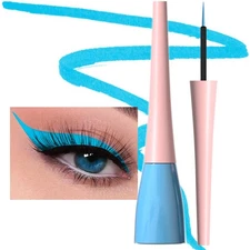 evpct 1Pcs Sky Blue Liquid Eyeliner Waterproof Sky Blue Eye Liners for Women,...