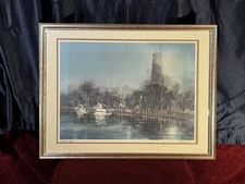 Vintage “Summers End”  Watercolor Painting Pencil Signed &Titled by Tom Lynch 