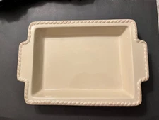 GG Collection Gracious Goods Cream Rectangular Server