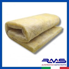 Foglio Lana Fibra di Roccia Vetro per Marmitte Scarico Moto Scooter Universale