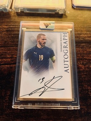 Futera 2025 Leonardo Bonucci Italien On Card Auto Parallel 2/4 23 Karat Gold 