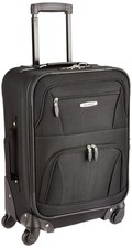 Expandable Spinner Carry On, Black, 19-Inch