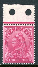 GANDALF - India Británica 1899 QV 3p Anilina Carmine SG #111 MNH X457