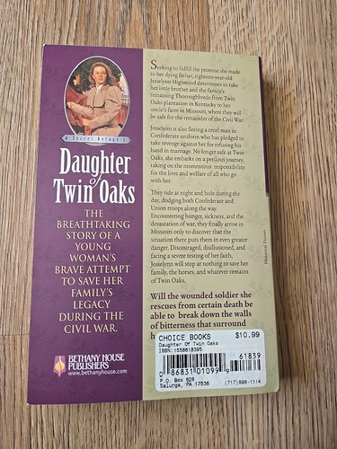 Daughter of Twin Oaks by Snelling, Lauraine - Picture 2 of 6