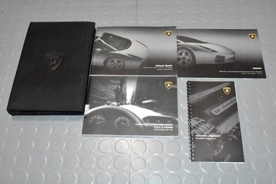 2007 Lamborghini Gallardo Spyder Owners Manual - SET (w/Navigation Manual)