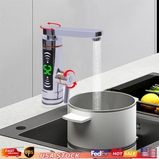 110v Electric Water Heater Faucet Instant Water Faucet Tap With Digital Display