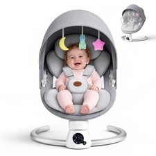 Baby Swings for Infants, Smelluck Baby Swing, Electric Baby Swing with Exclus...