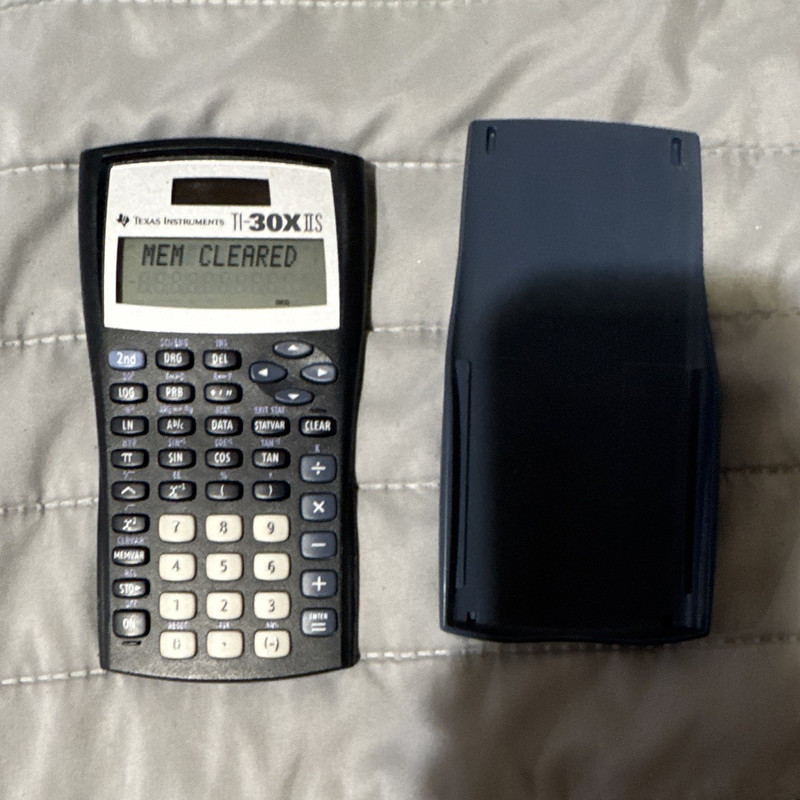 Texas Instruments TI-30X IIS Scientific Calculator, Handheld LCD w/ Slide Cover
