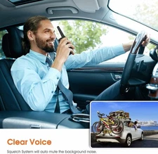 2 Pack Set Walkie Talkie Two Way Radio Long Range Rainproof Radio New