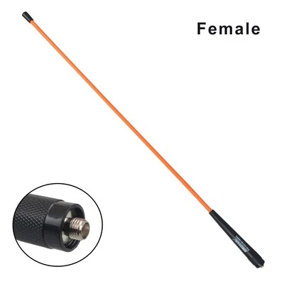 UK RADIO CABLES Airband Am Antenna SMA Female Sma Yaesu Wouxun Tidradio Scanner black orange