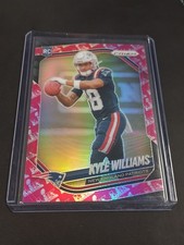 2025 Prizm Kyle Williams Pink Superbowl Logo SP Rookie #53/60 #336 Patriots