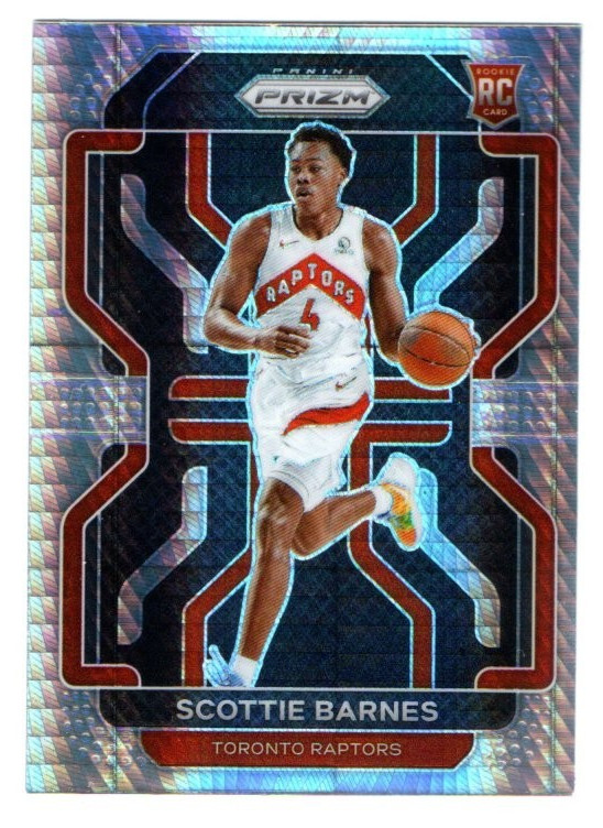 2021-22 Panini Prizm Scottie Barnes Rookie RC #320 Hyper Prizms Free Shipping