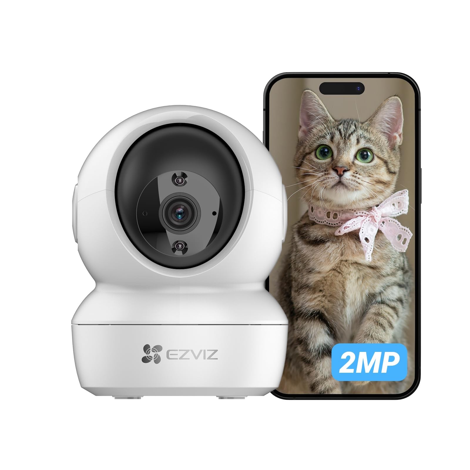 EZVIZ C6N Telecamera Wi-Fi Interno 1080p Videocamera Sorveglianza Interno Pan...