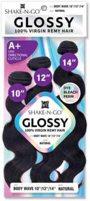 Shake N Go Brazilian glossy bundles 100% Human Hair Body Wave